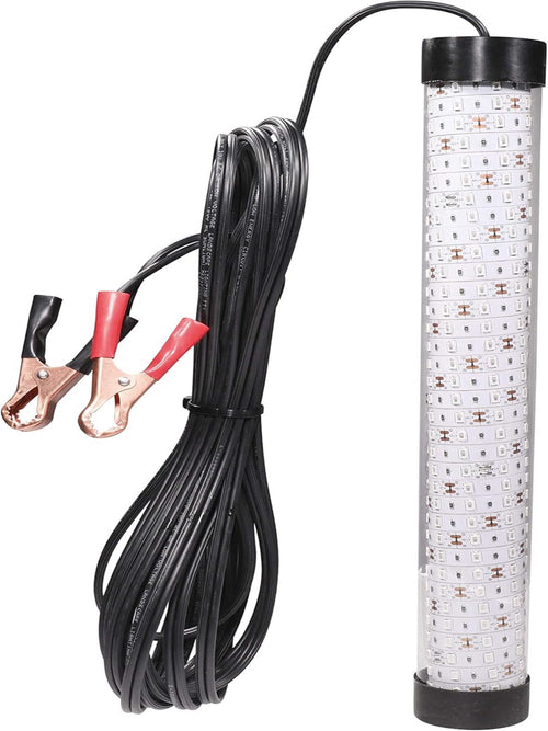 LED light bar with wiring and connectors on a white background