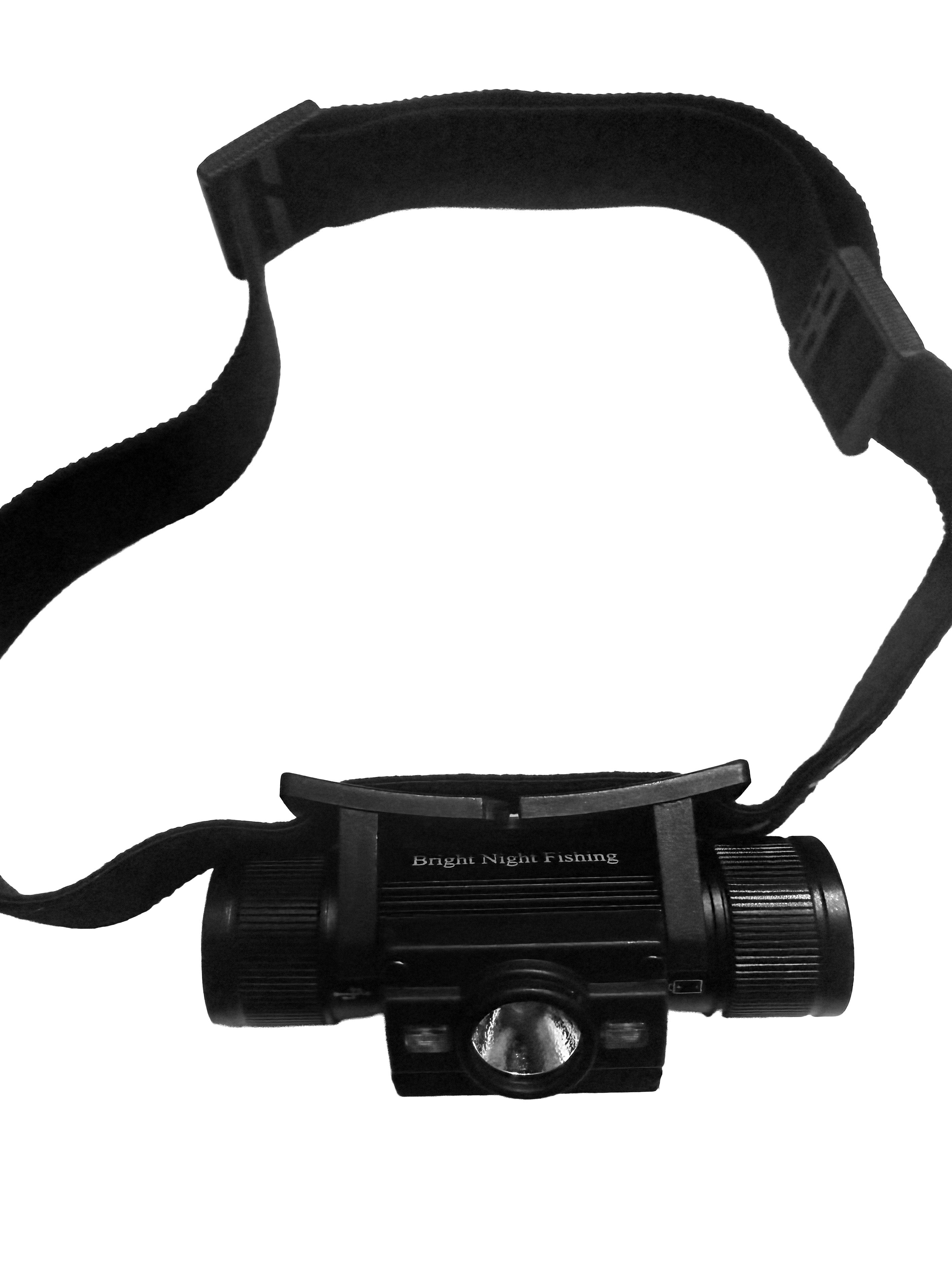 Rechargeable LED Fishing Headlamp Green White 1000LM