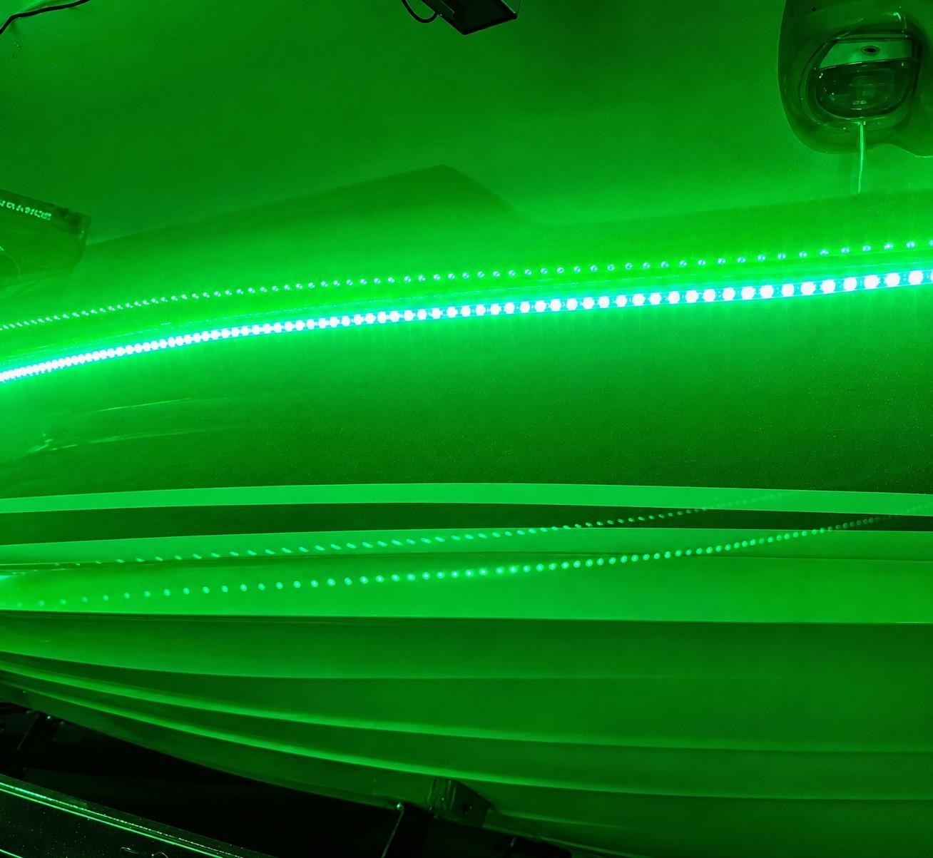 Green LED Marine Lights for Bass Boats Kit